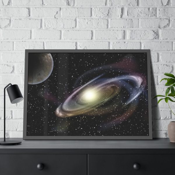 93854-23.jpg Nebula Space Planet Framed Poster