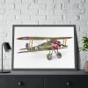 93854-231.jpg Nieuport 28C.1 Vintage Airplane Framed Poster
