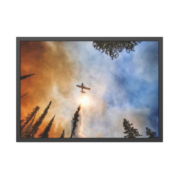 93854-248.jpg Summit Trail Fire Framed Poster
