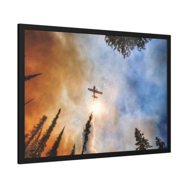 93854-249.jpg Summit Trail Fire Framed Poster