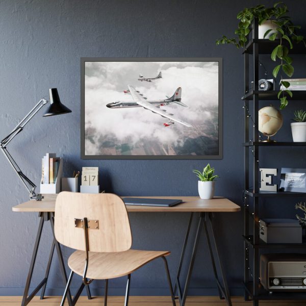 93854-254.jpg Air-to-Air View of Convair NB-36H Peacemaker Framed Poster