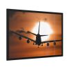 93854-257.jpg Airplane During Golden Hour Framed Poster