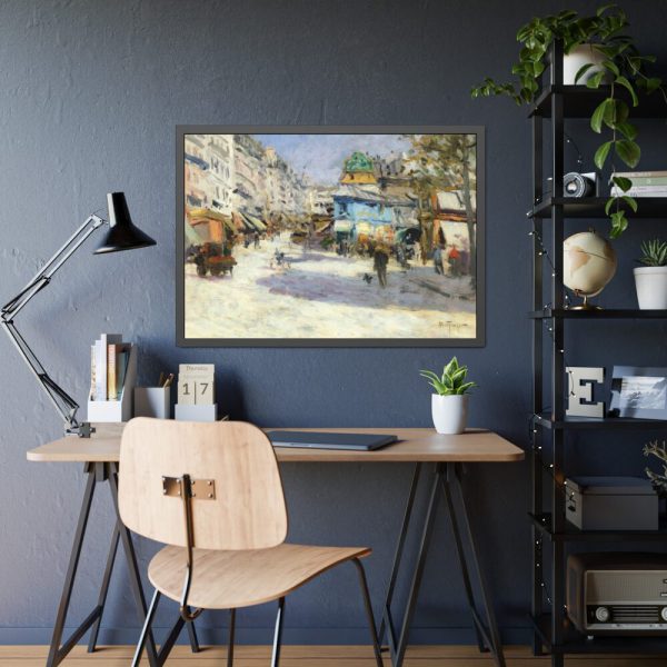 93854-30.jpg Rue Lepic Framed Poster