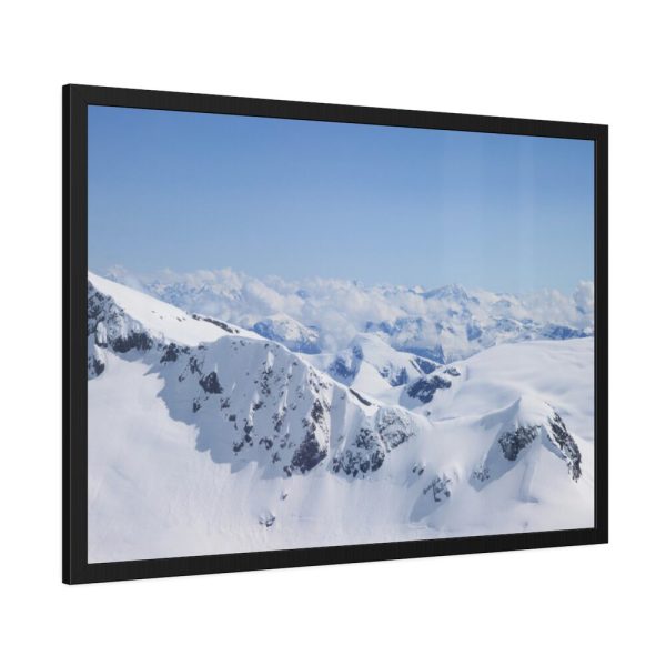 93854-345.jpg Snow Sope Mountain Framed Poster