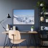 93854-346.jpg Snow Sope Mountain Framed Poster