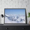 93854-347.jpg Snow Sope Mountain Framed Poster