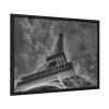 93854-37.jpg Gray Image of Eiffel Tower, Paris Framed Poster