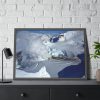 93854-379.jpg Fumarole on Mount Redoubt, Alaska Framed Poster