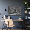 93854-38.jpg Gray Image of Eiffel Tower, Paris Framed Poster