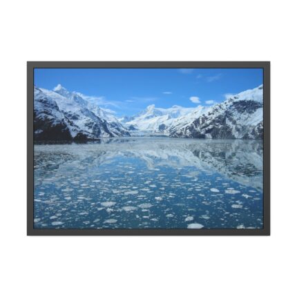Ice in the Ocean Framed Poster