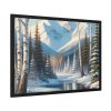 93854-401.jpg Winter Landscape in Alaska Framed Poster