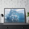 93854-411.jpg Polar Ice Caps Framed Poster