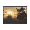 93854-420.jpg Hot Air Balloon in Sunset Framed Poster