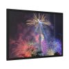 93854-49.jpg Fireworks at Eiffel Tower, Paris Framed Poster
