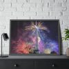 93854-51.jpg Fireworks at Eiffel Tower, Paris Framed Poster