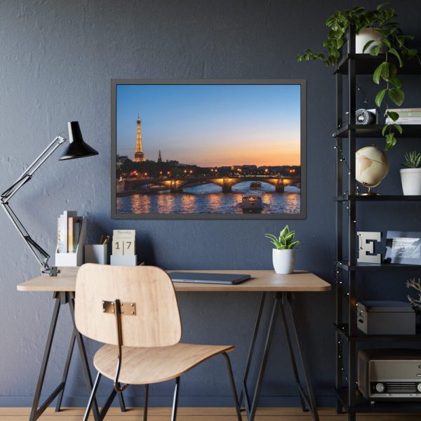 93854-62.jpg Eiffel Tower in Sunset Framed Poster