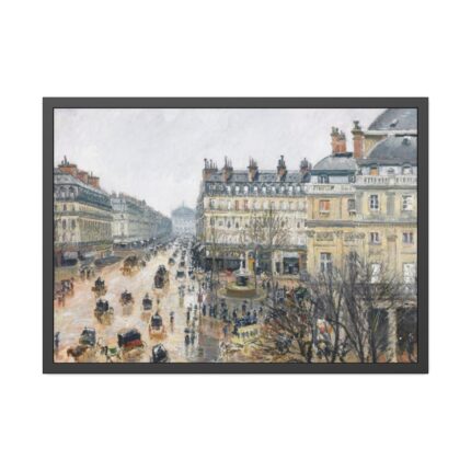 French Theater Square, Paris Framed Poster