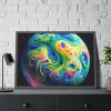 93854-7.jpg Colorful Planet Framed Poster