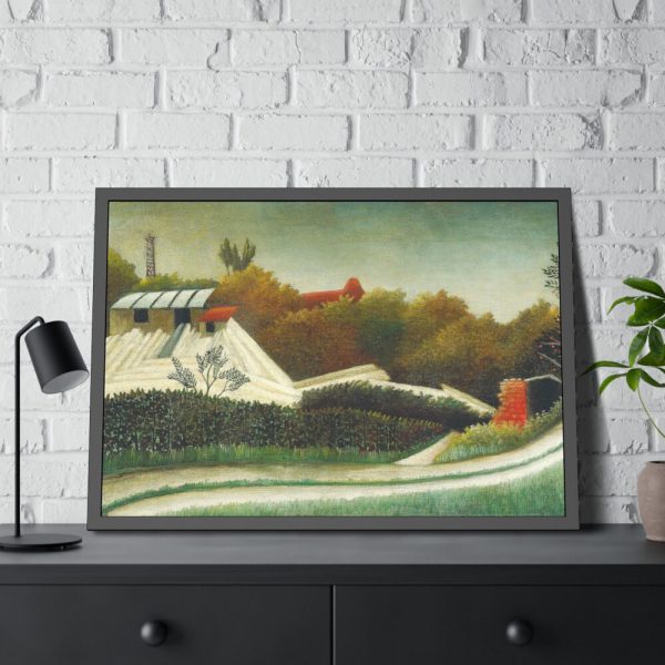 93854-79.jpg Sawmill, Outskirts of Paris Framed Poster