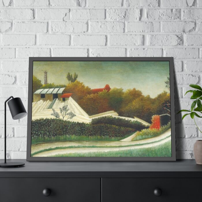 Sawmill, Outskirts of Paris Framed Poster - Image 4