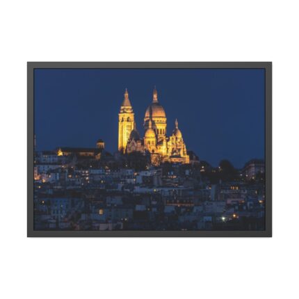 Basilica of the Sacred Heart of Paris Framed Poster