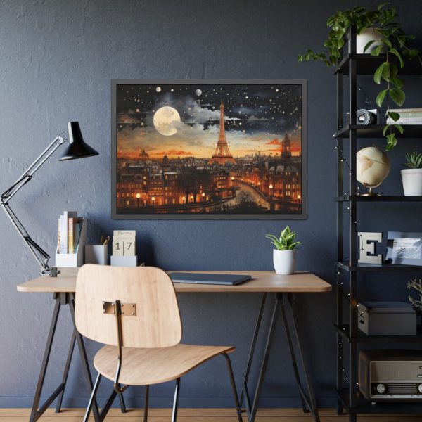93854-94.jpg Paris At Night Framed Poster