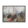 93855-100.jpg Paris Street Scene Framed Poster