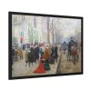 93855-101.jpg Paris Street Scene Framed Poster