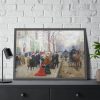 93855-103.jpg Paris Street Scene Framed Poster