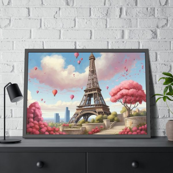 93855-107.jpg Pink Paris Framed Poster