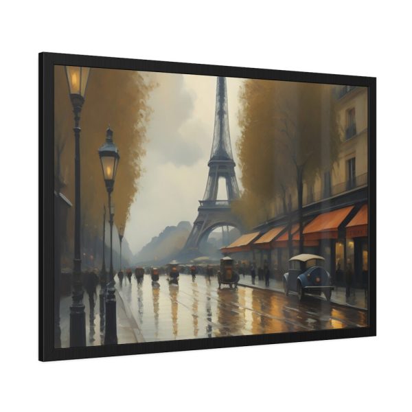 93855-129.jpg Rain in Paris Framed Poster