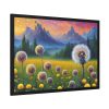 93855-153.jpg Landscape Flower Meadow Dandelions Framed Poster