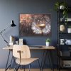 93855-158.jpg Dandelion Seeds Flower Head in Close Up Framed Poster