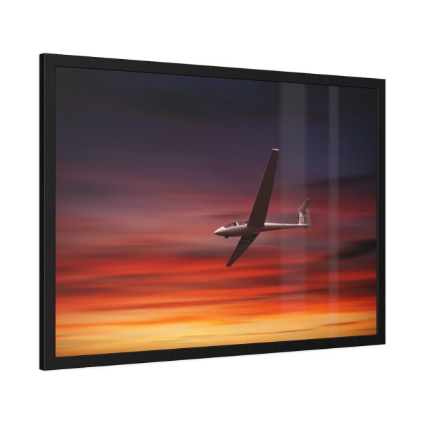 93855-173.jpg Plane On the Sky Framed Poster
