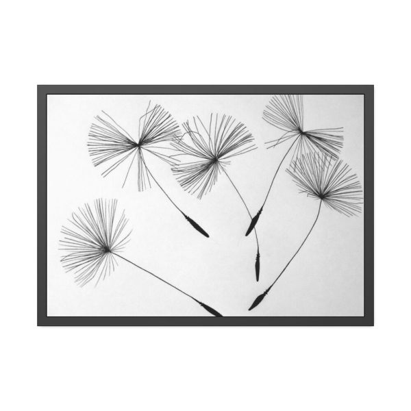 93855-188.jpg Dandelion Seeds Framed Poster
