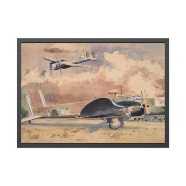 93855-196.jpg Whitley Bombers Sunning by Paul Nash Framed Poster