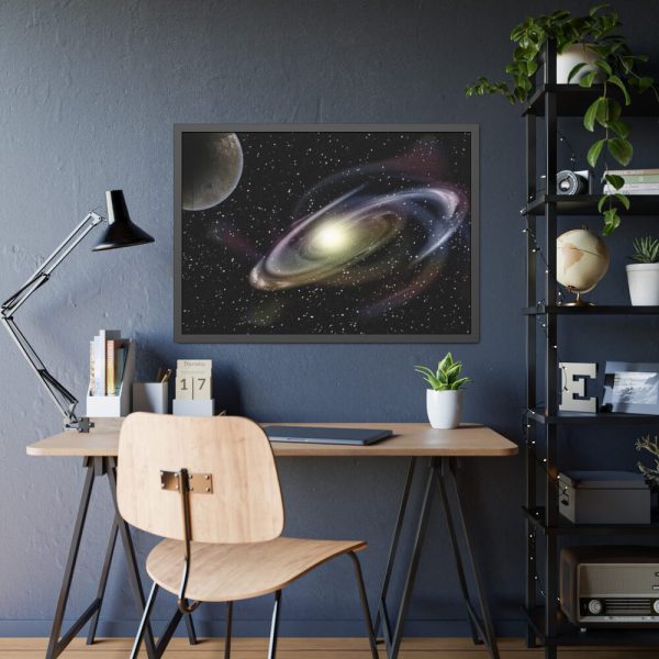 93855-22.jpg Nebula Space Planet Framed Poster