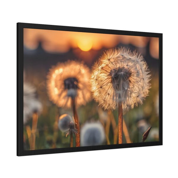 93855-233.jpg Dandelion Blossom Flower Framed Poster