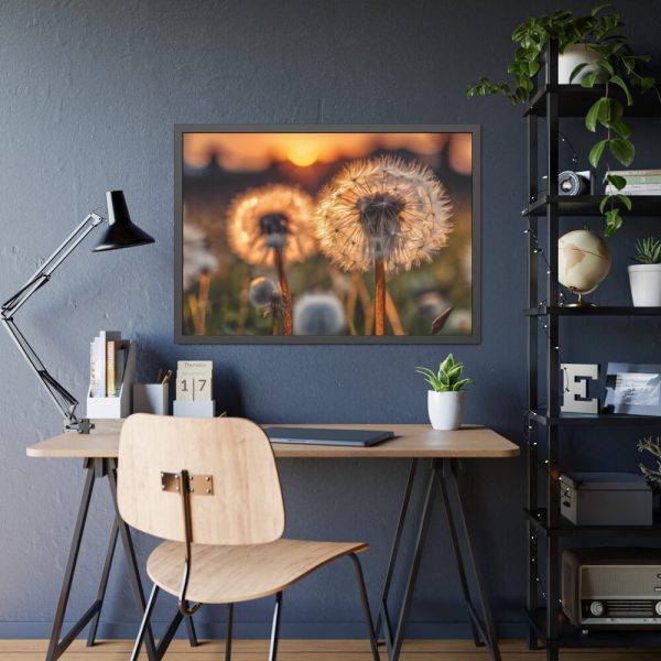 93855-234.jpg Dandelion Blossom Flower Framed Poster