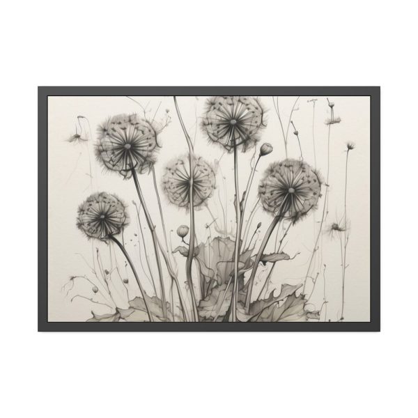 93855-236.jpg Make a Wish Dandelion Framed Poster