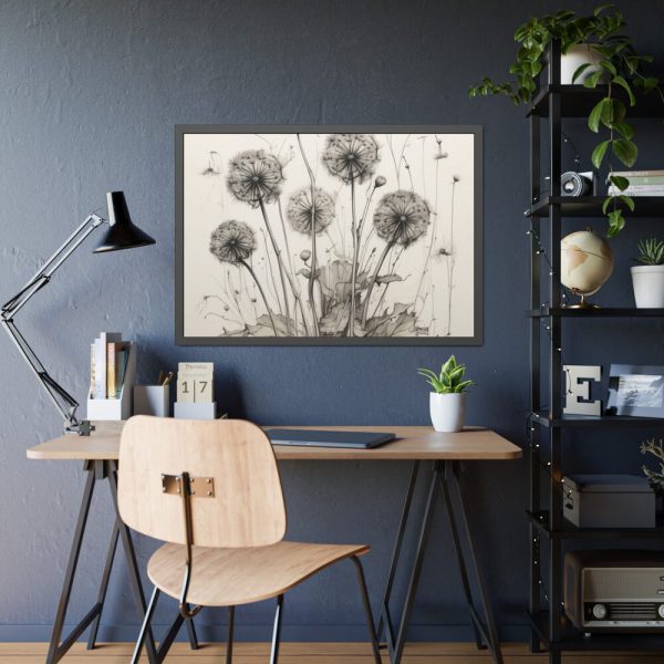 93855-238.jpg Make a Wish Dandelion Framed Poster