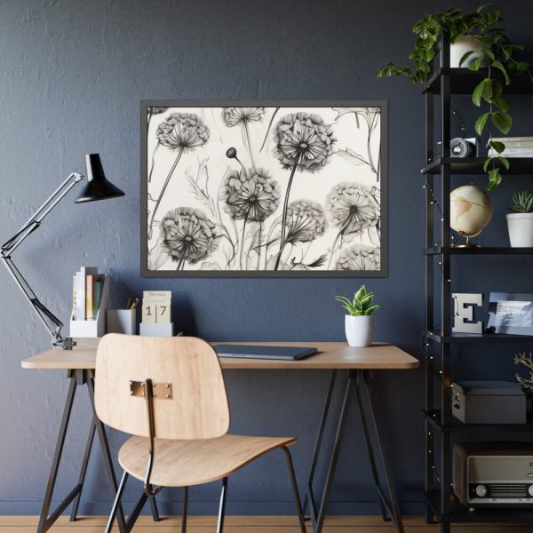 93855-242.jpg Dandelion Flower Blossom Framed Poster
