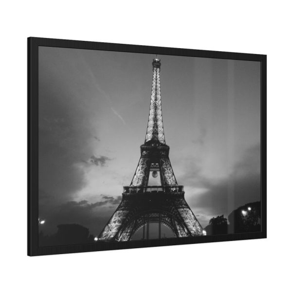 93855-25.jpg Eiffel Tower Black and White Framed Poster
