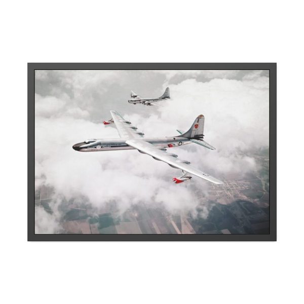 93855-252.jpg Air-to-Air View of Convair NB-36H Peacemaker Framed Poster
