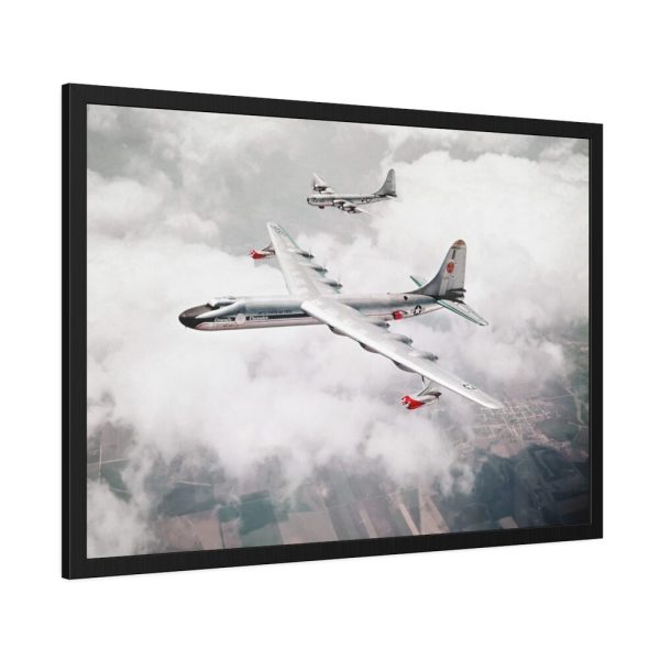 93855-253.jpg Air-to-Air View of Convair NB-36H Peacemaker Framed Poster