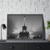 93855-27.jpg Eiffel Tower Black and White Framed Poster