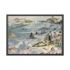 93855-276.jpg Futuristic View of Air Travel Over Paris Framed Poster