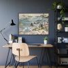 93855-278.jpg Futuristic View of Air Travel Over Paris Framed Poster