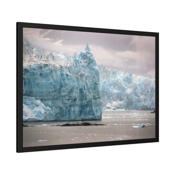 93855-333.jpg Hubbard Glacier at Alaska Framed Poster