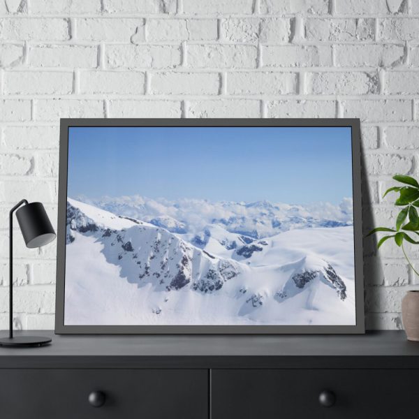 93855-347.jpg Snow Sope Mountain Framed Poster